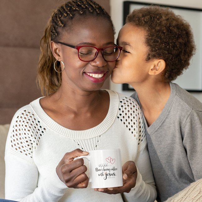 Taza De Café CAFÉ DE MAMÁ CON Cita CÉNTRICA Cristiana JESÚS (Subido por el creador)