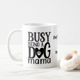 Taza De Café Café de mamá de perro personalizable