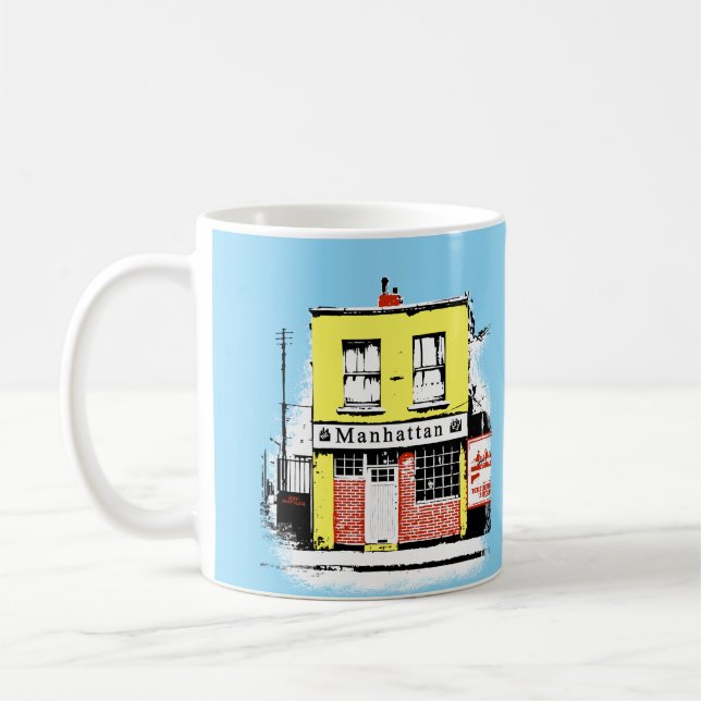 Taza De Café Cafe de Manhattan (Izquierda)