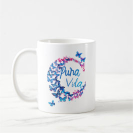 Taza De Café Café de mariposa azul Pura Vida Mug