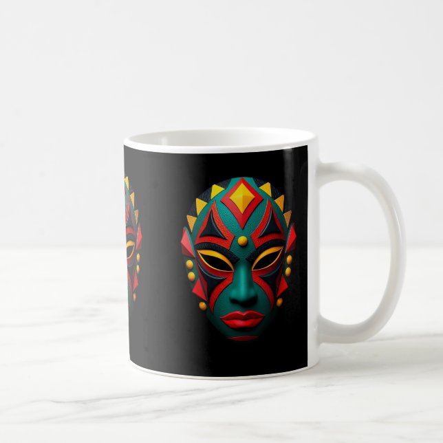 Taza De Café Café de mascara africano (Derecha)