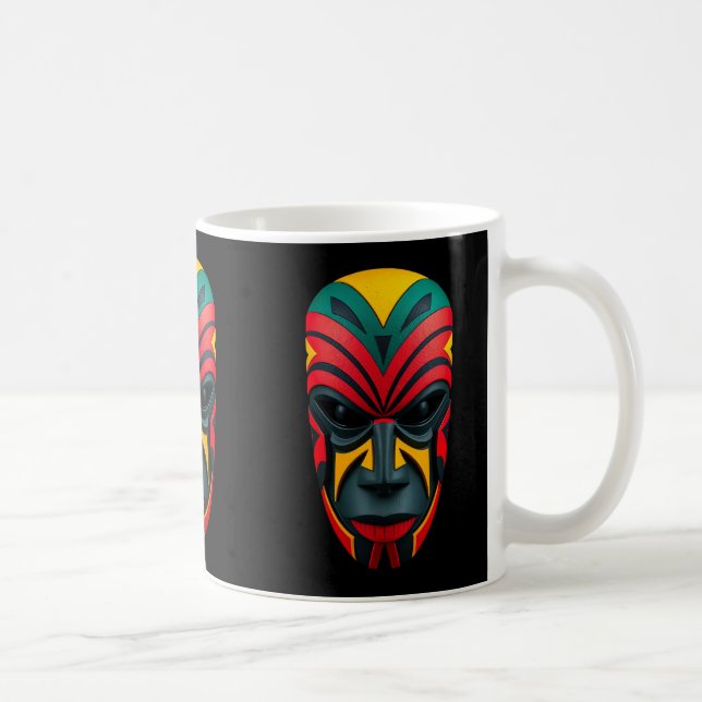 Taza De Café Café de mascara africano (Derecha)