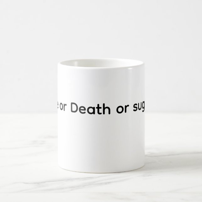 Taza De Café Café de Muerte o Azúcar (Centro)