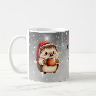 Taza De Café Café de Navidad con Erizo