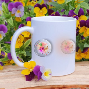 Taza De Café Café de orina floral