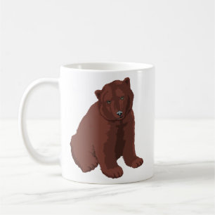 Taza De Café Café de osito de peluche marrón lindo – Kawaii aco