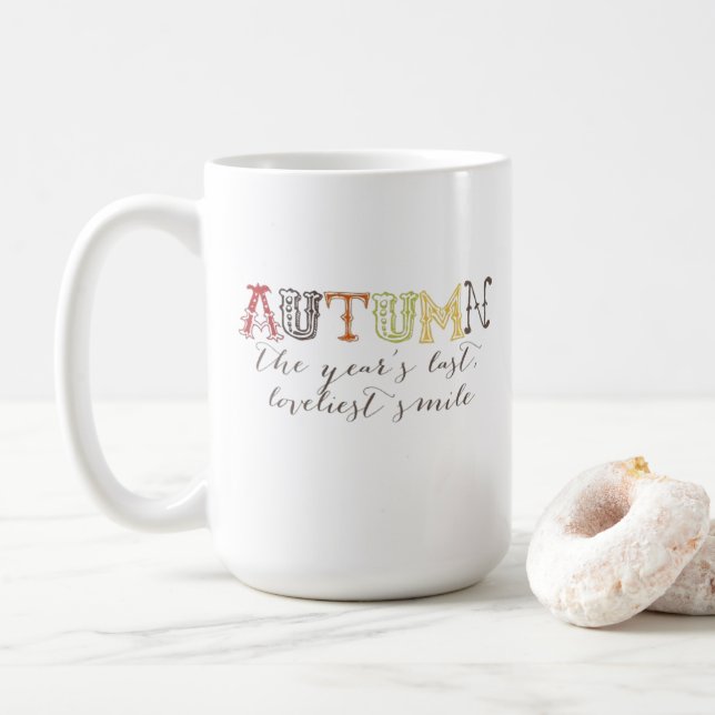 Taza De Café Café de otoño (Con donut)