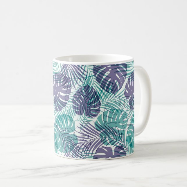 Taza De Café Café de palmas tropicales (Anverso derecho)