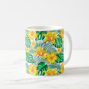 Taza De Café Café de palmas tropicales