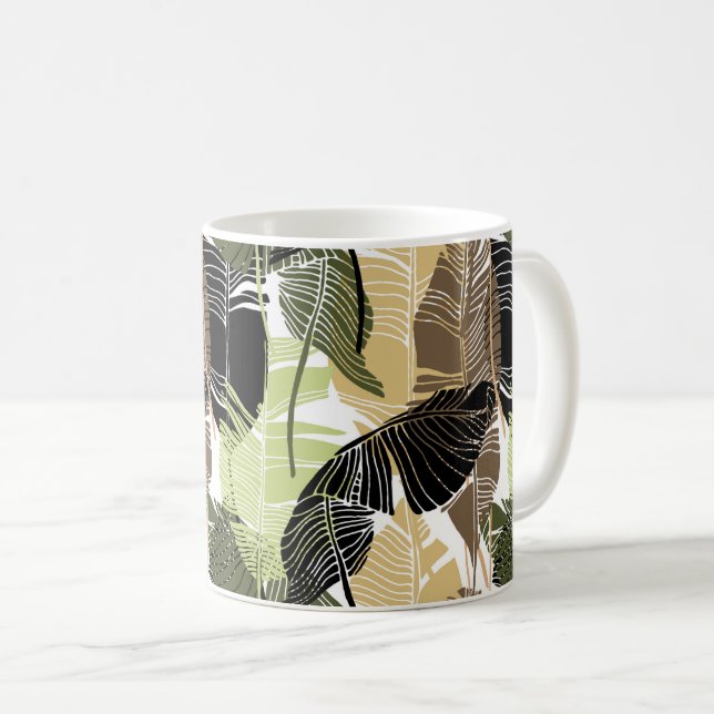Taza De Café Café de palmas tropicales (Anverso derecho)