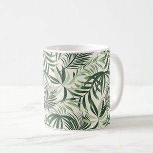 Taza De Café Café de palmas tropicales