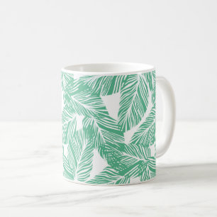 Taza De Café Café de palmas tropicales