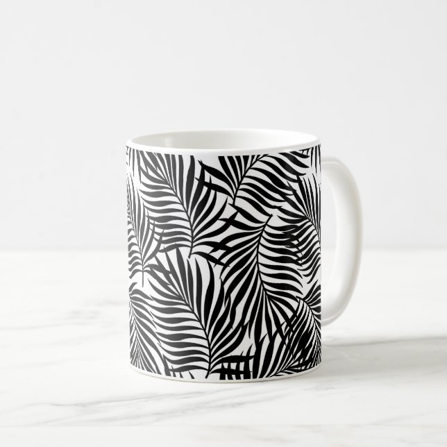 Taza De Café Café de palmas tropicales (Anverso derecho)