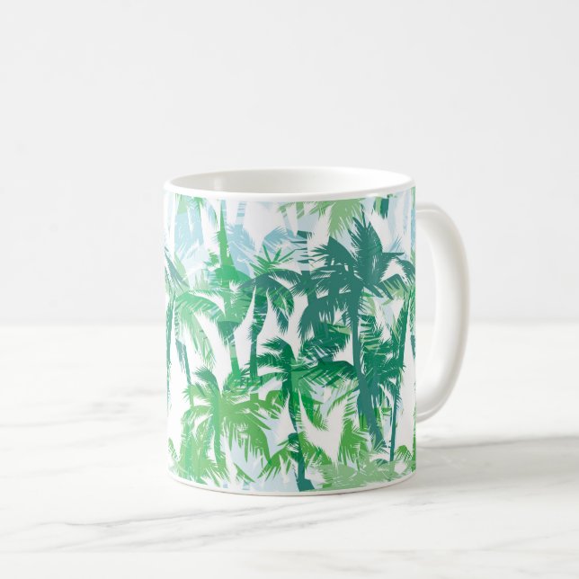 Taza De Café Café de palmas tropicales (Anverso derecho)