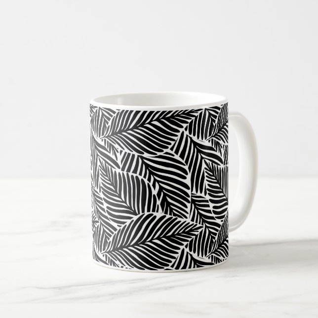 Taza De Café Café de palmas tropicales (Anverso derecho)