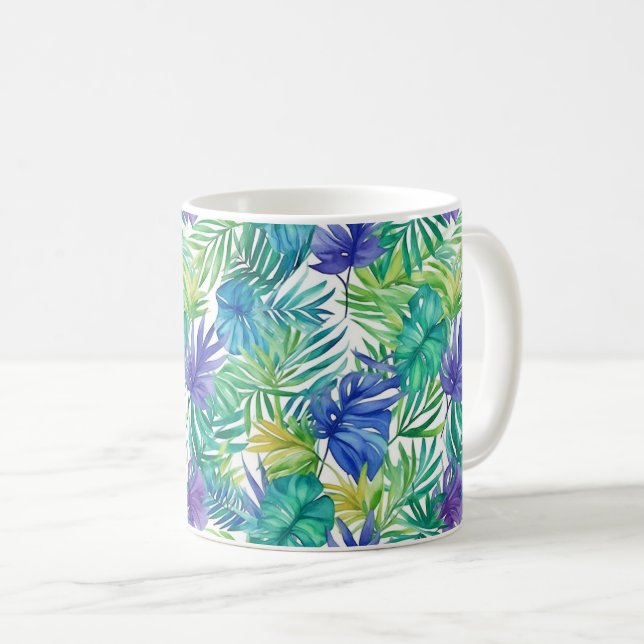 Taza De Café Café de palmas tropicales (Anverso derecho)