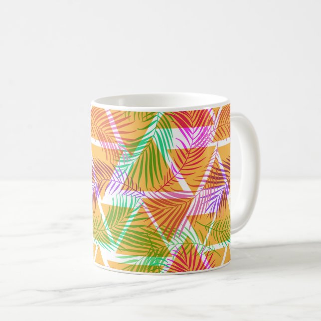 Taza De Café Café de palmas tropicales (Anverso derecho)