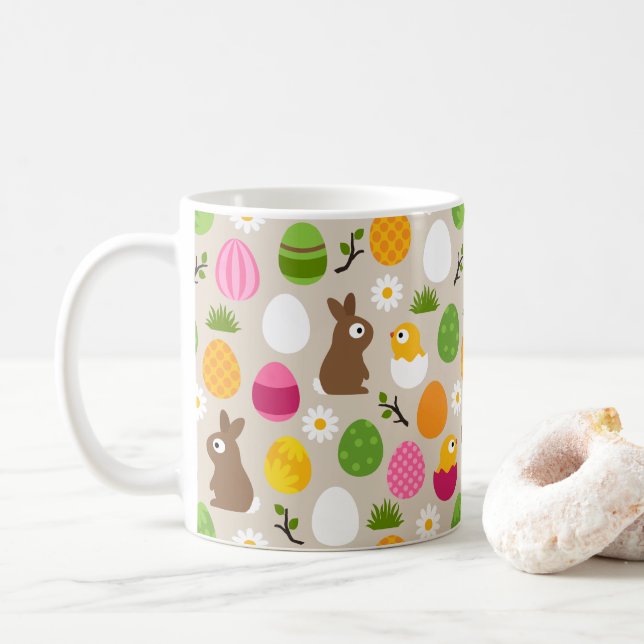 Taza De Café Café de Pascua Mug (Con donut)