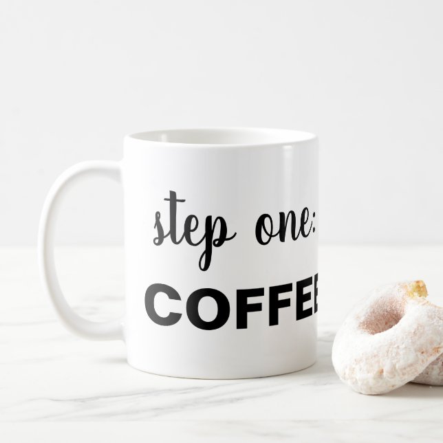 Taza De Café CAFÉ de paso uno (Con donut)