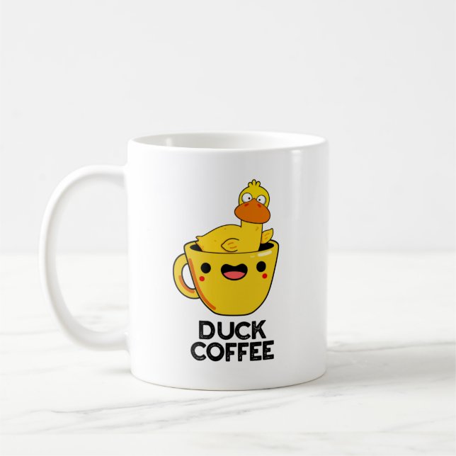 Taza De Café Café de pato Gracioso Beber Pun (Izquierda)