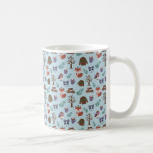 Taza De Café Café de patrón de invierno