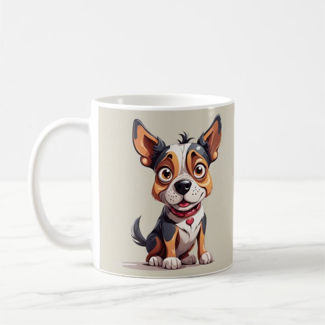 Taza De Café Café de perro Mug (Izquierda)