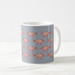 Taza De Café Café de pescado de excursión medieval