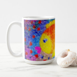Taza De Café Café de pez dorado lindo y caprichoso del océano t
