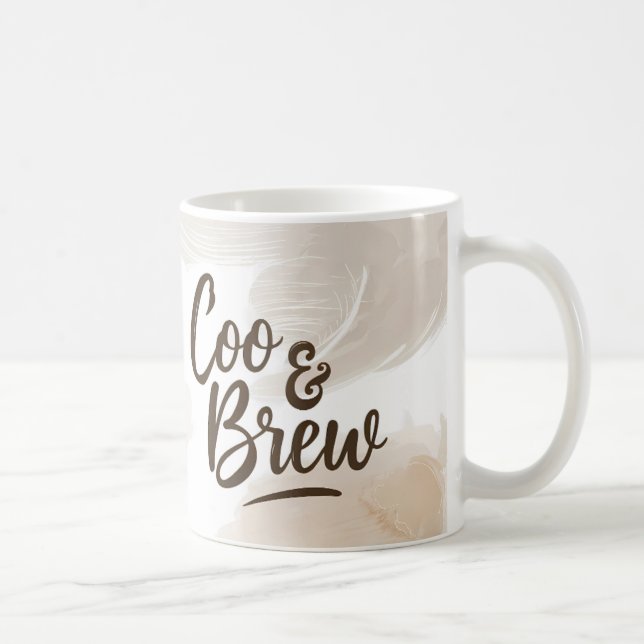 Taza De Café Café de pichón de Coo y Brew Mug (Derecha)