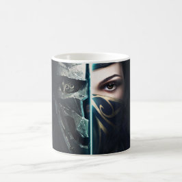 Taza De Café Café de porcelana negra mate, Smilatte Classic