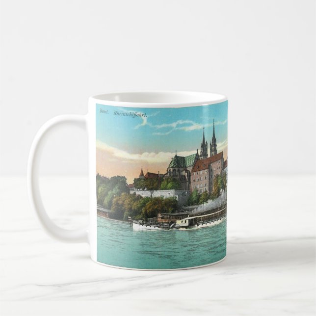 Taza De Café Café de recuerdo - Basilea, Suiza (Izquierda)