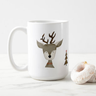 Taza De Café Café de renos Mug   Día festivo   444 ml.   Cerámi