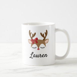 Taza De Café Café de renos para Navidades personalizados