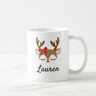 Taza De Café Café de renos para Navidades personalizados