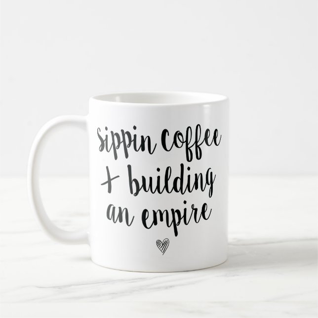 Taza De Café Café de Sippin y construcción de un imperio (Izquierda)