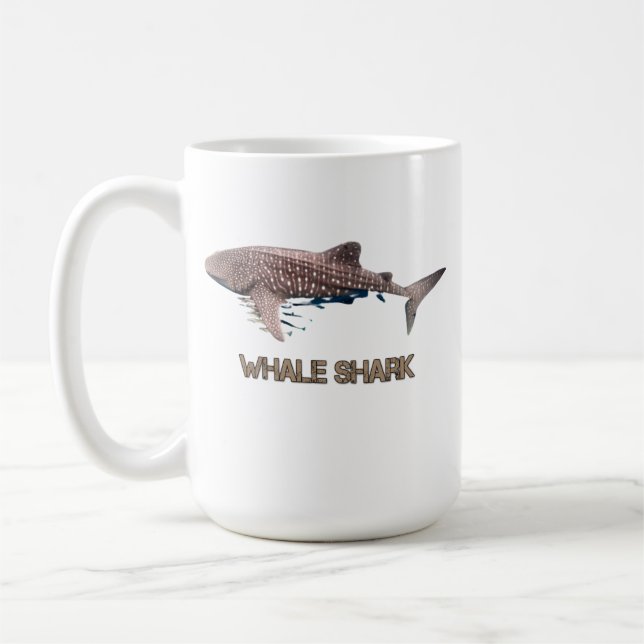 Taza De Café Café de tiburón ballena Mug (Izquierda)