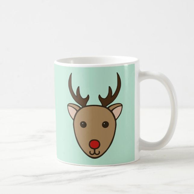 Taza De Café Café de vacaciones en reno Mug (Derecha)