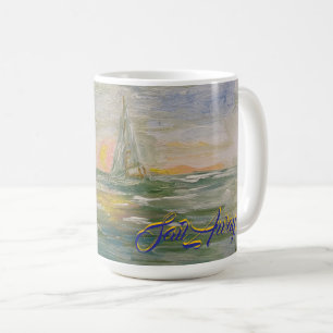Taza De Café Café de vela al atardecer Mug