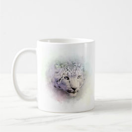Taza De Café Café de vida silvestre Snow Leopard