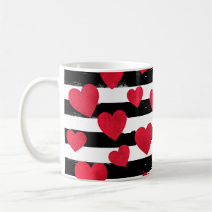 Taza De Café Café del corazón rojo