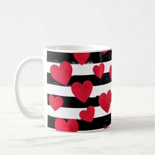 Taza De Café Café del corazón rojo (Izquierda)