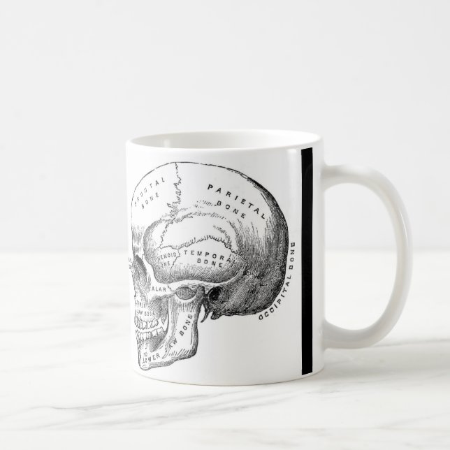 Taza De Café Café del cráneo/taza del té (Derecha)