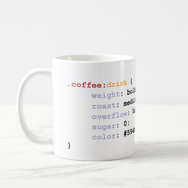 Taza De Café Café del CSS (Izquierda)