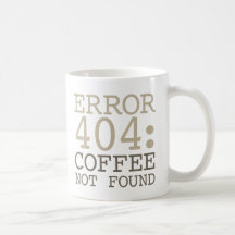 Café del error 404 no encontrado