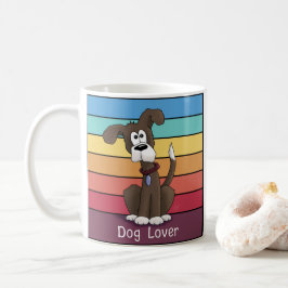 Taza De Café Café del perro amante de la festividad