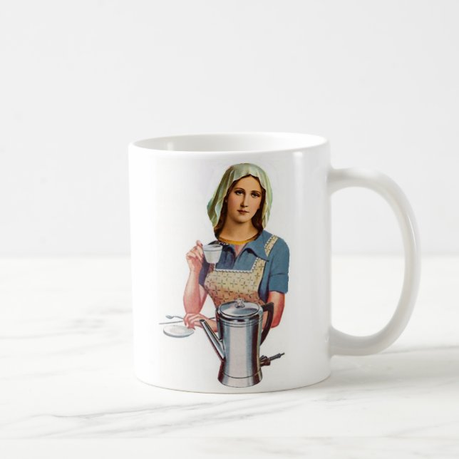 Taza De Café café del Virgen María (Derecha)