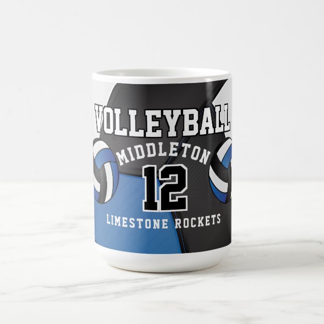 Taza De Café Café Deportivo de Voleibol Azul (Centro)