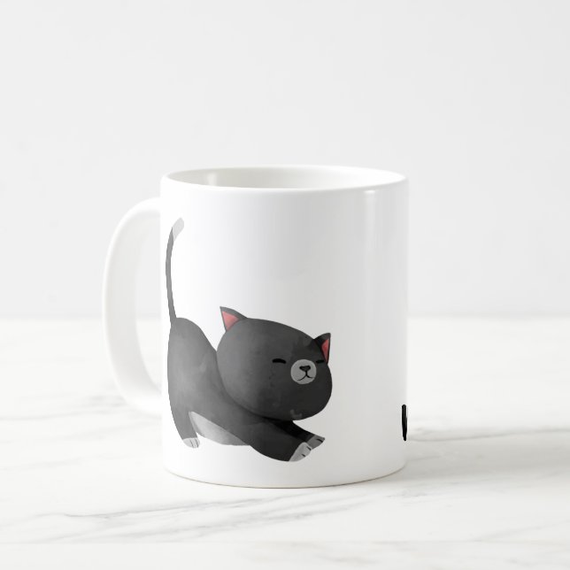 Taza De Café Café Derecha Meow (Anverso izquierdo)