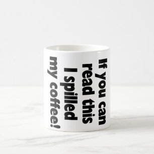 Taza De Café ¡Café derramado! ¡OMG!