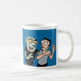 Taza De Café Café divertido del plan del escape del zombi